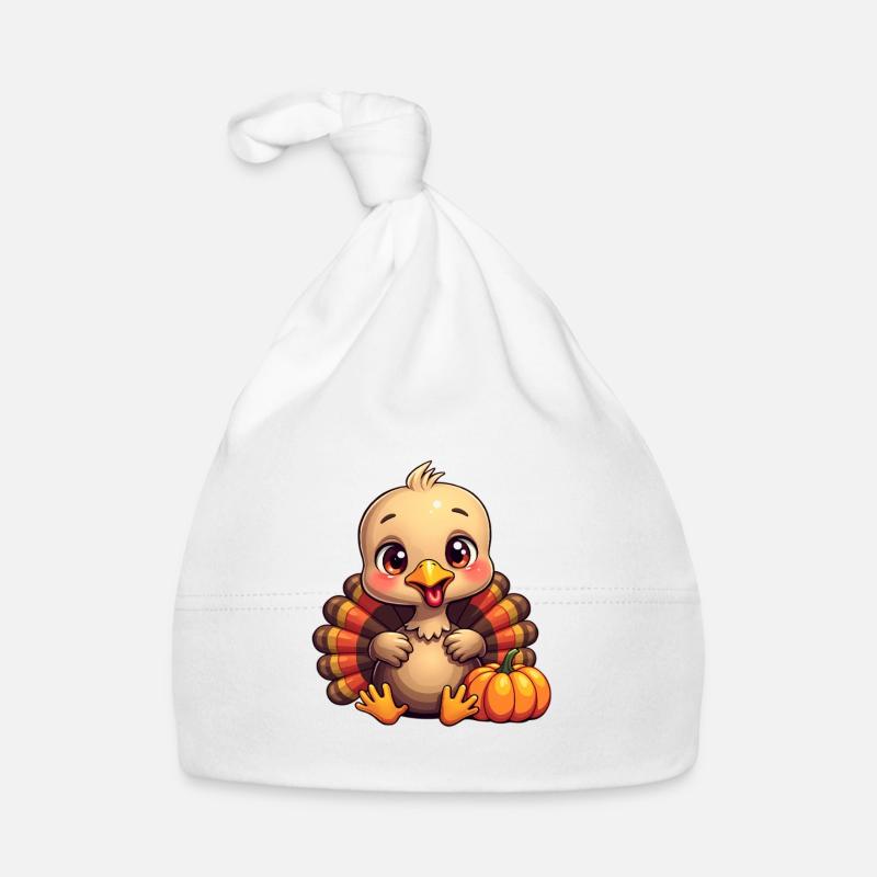 Bébé dinde de Thanksgiving Bonnet bio Bébé