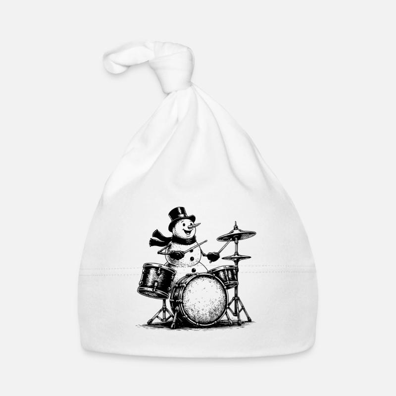 Art du batteur de Noël Bonnet bio Bébé