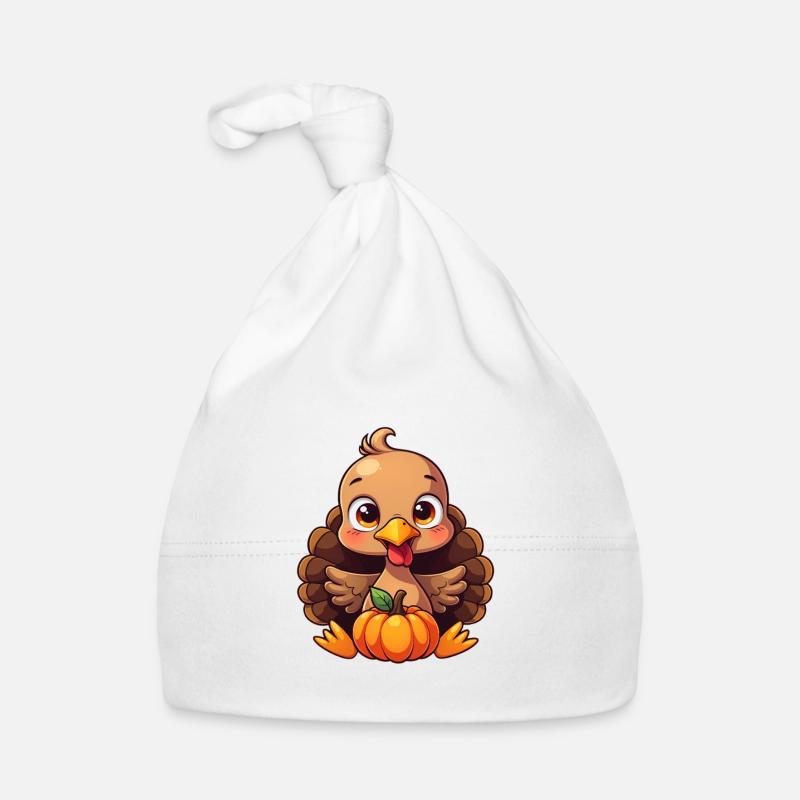 Bébé dinde de Thanksgiving Bonnet bio Bébé