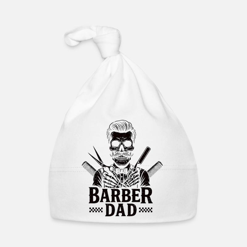 Père Barber Papa Barbier Coiffeur Bonnet bio Bébé