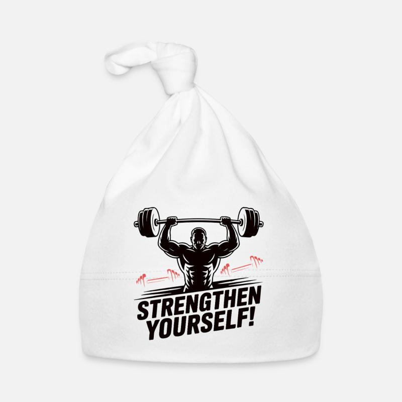 Strength Lifter Emblem Organic Baby Cap