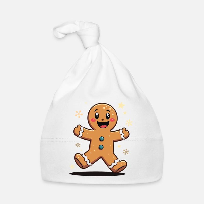 Lebkuchenmann Baby Bio-Mütze
