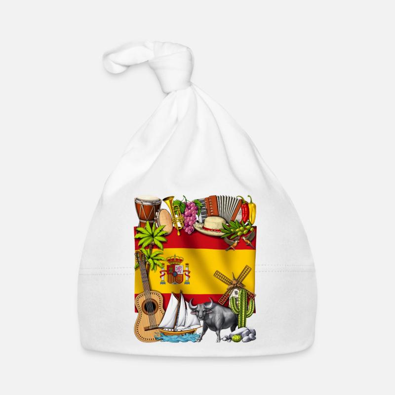 Spanien Baby Bio-Mütze