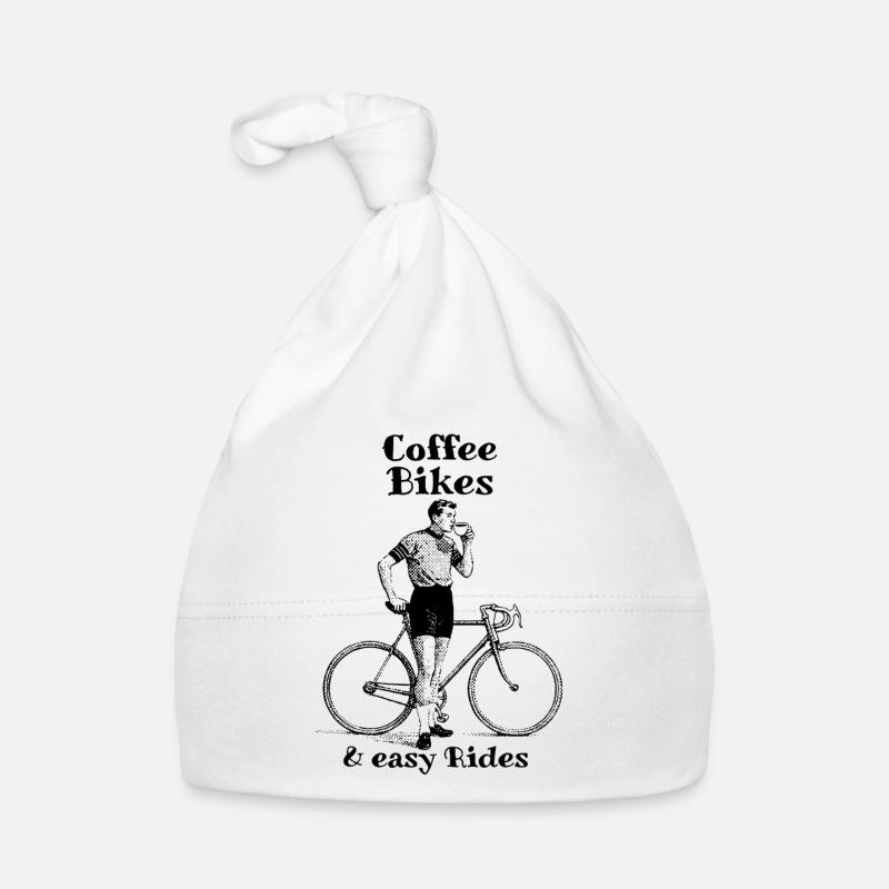 Coffee Bikes and easy Rides Organic Baby Cap