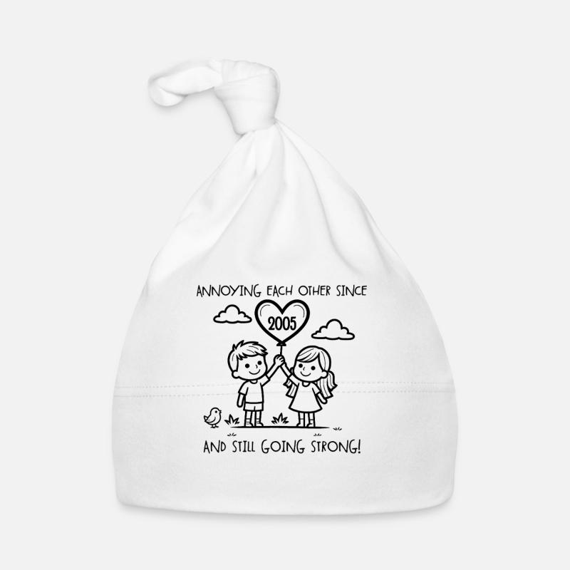 Einander nerven seit 2005 Jubiläum Baby Bio-Mütze