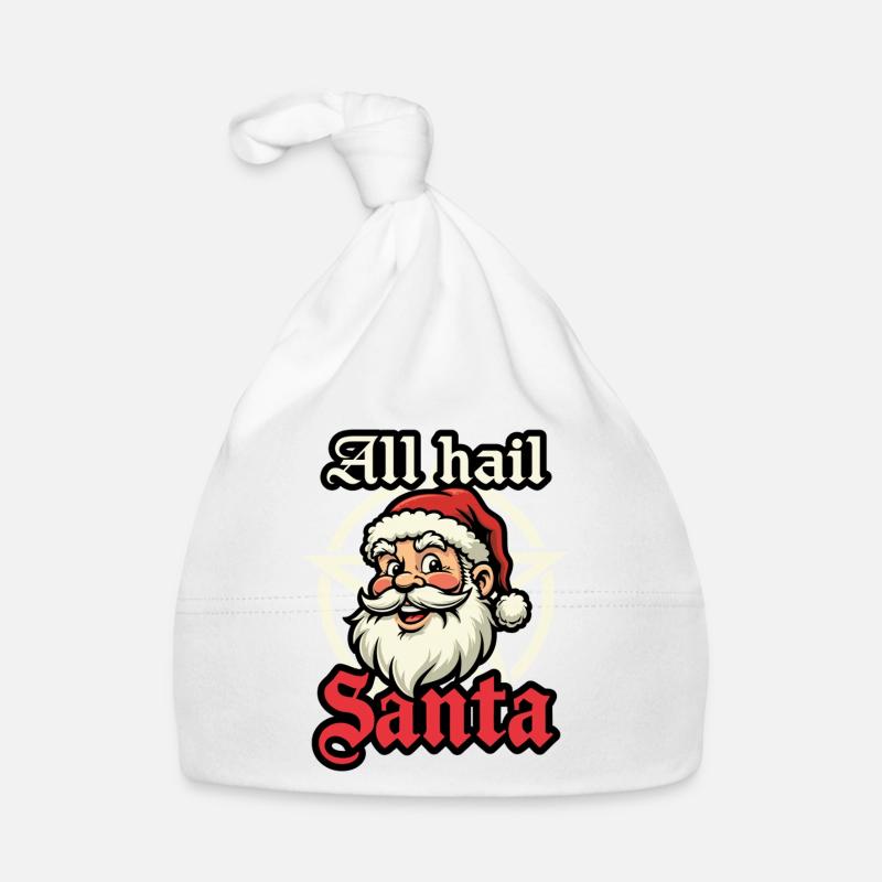 Heil dem Weihnachtsmann Baby Bio-Mütze