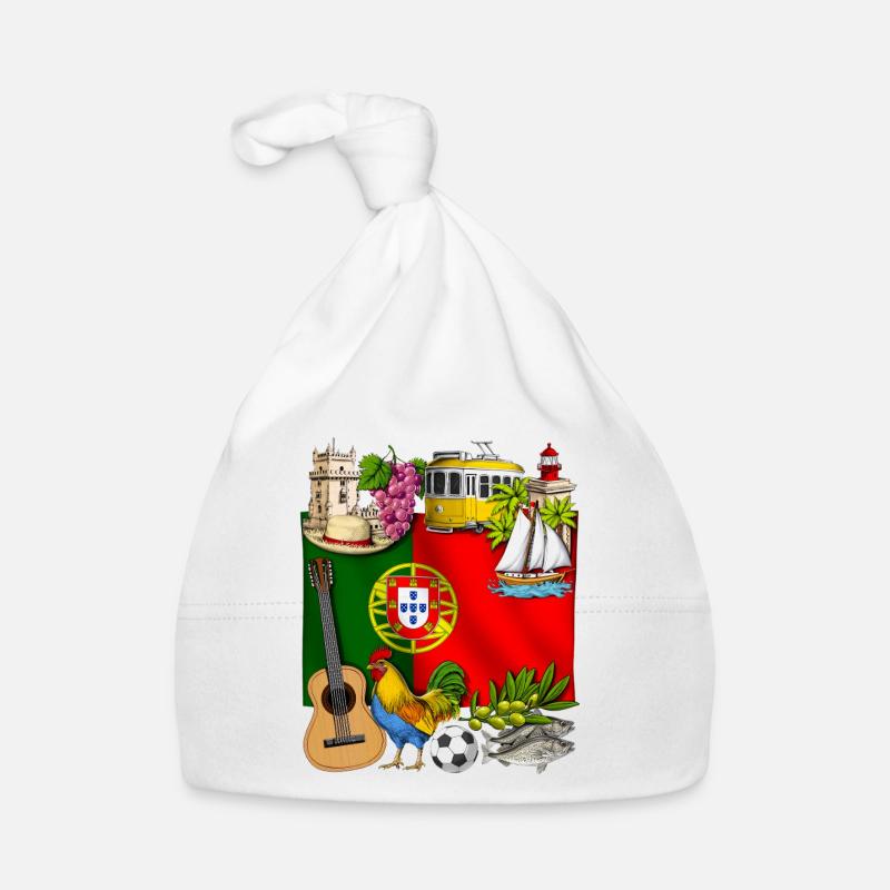 Fierté du Portugal Bonnet bio Bébé