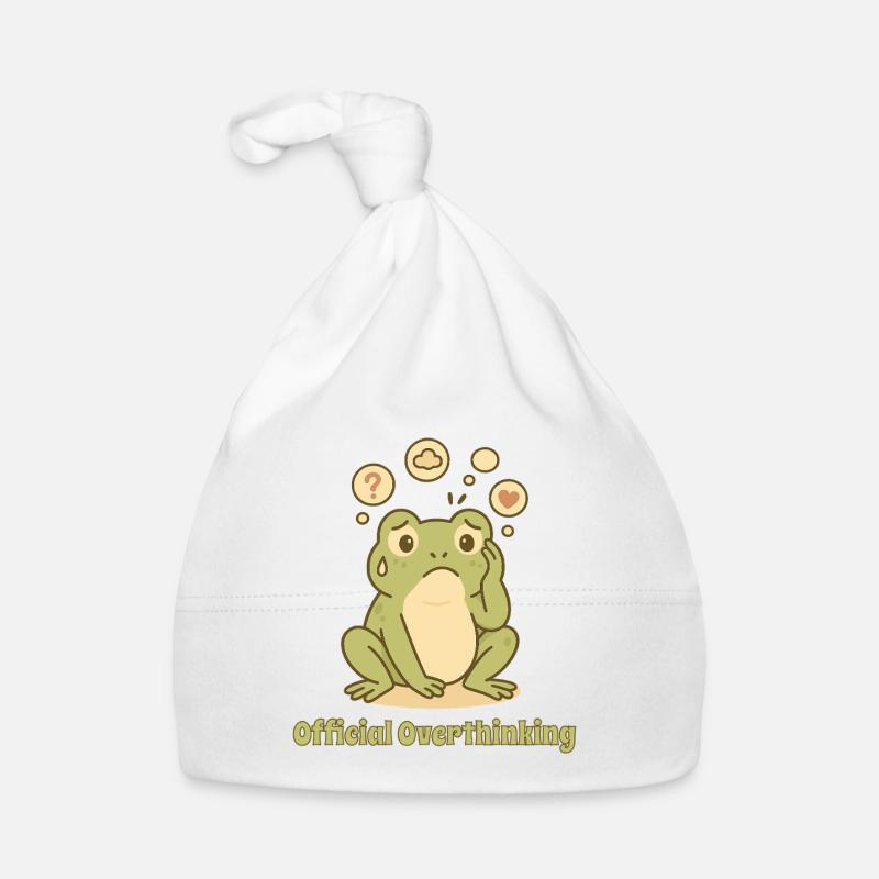 Grenouille réfléchie – Conception trop réfléchie Bonnet bio Bébé