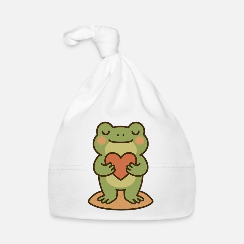 Frog with Heart – Loving Design Organic Baby Cap
