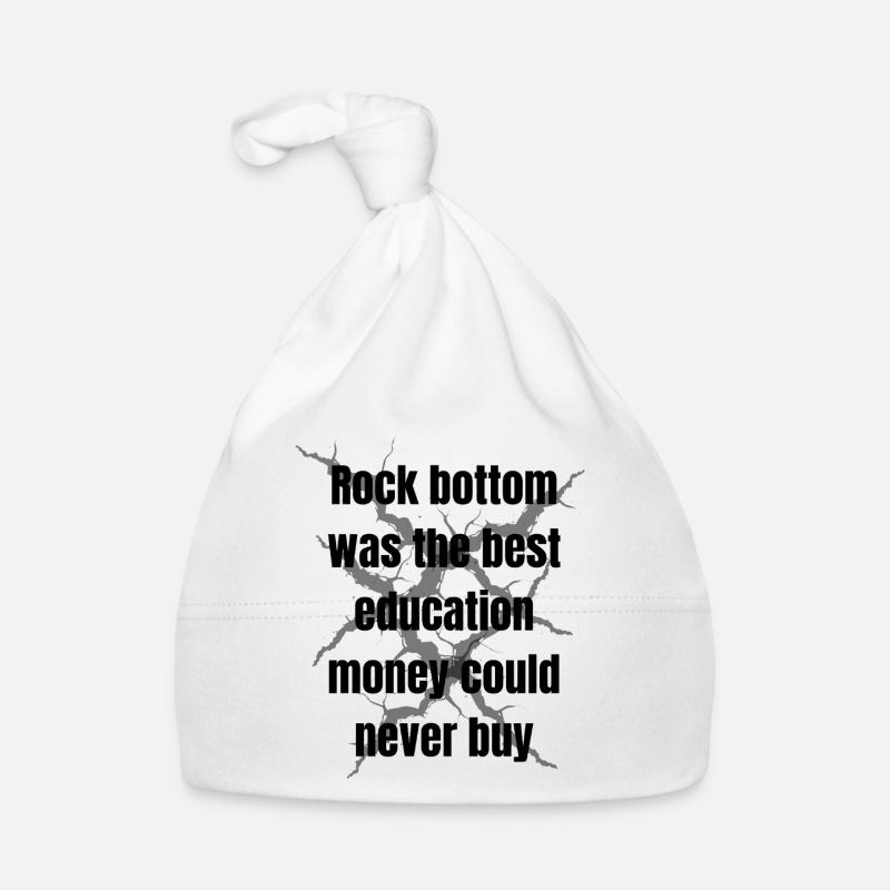 Rock bottom design Organic Baby Cap