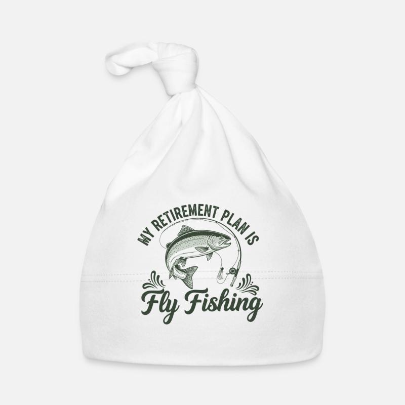Ruhestandsplan Fliegenfischen Baby Bio-Mütze