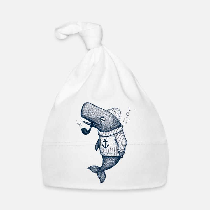 Capitaine de baleine Bonnet bio Bébé