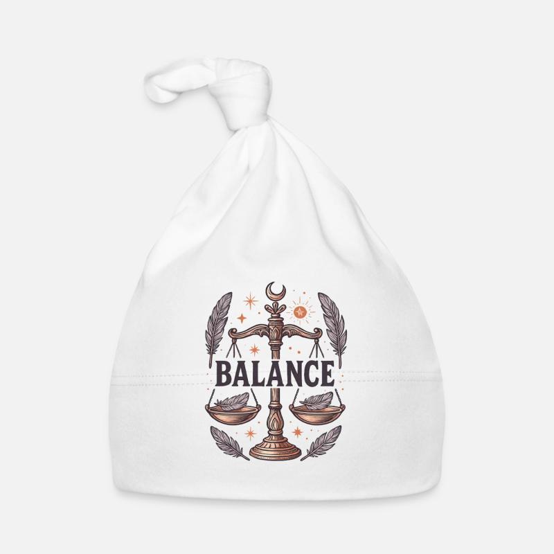 Sternzeichen Waage Baby Bio-Mütze