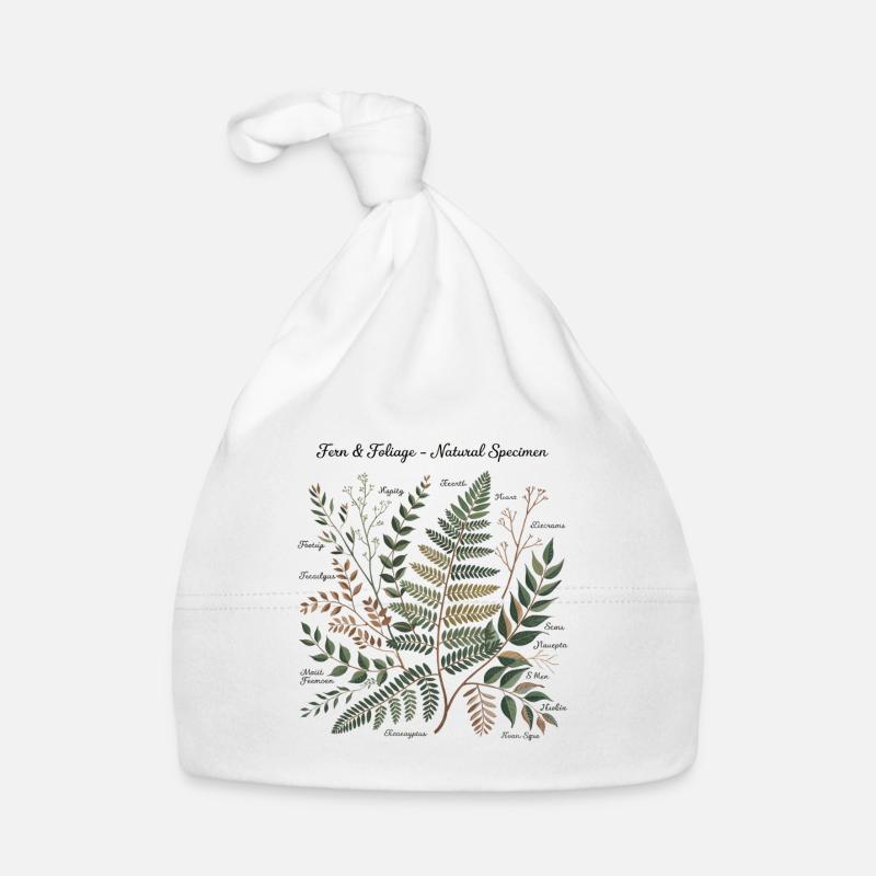Botanische Kunst Baby Bio-Mütze