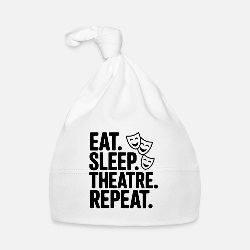 Manger, dormir, théâtre, répéter Bonnet bio Bébé