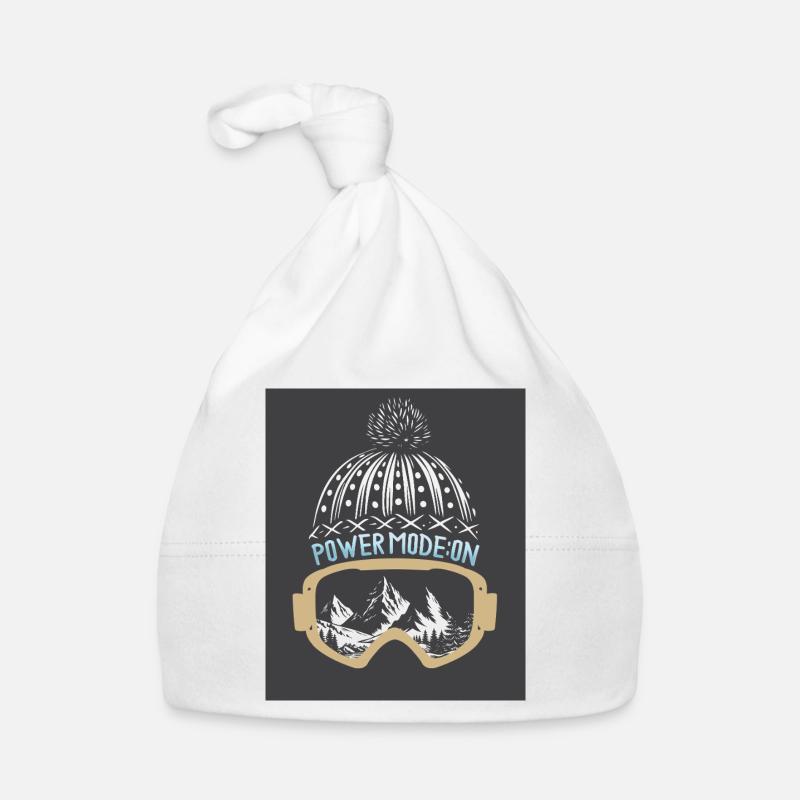 Mode poudreuse : ON – Conception de ski et de planche à neige Bonnet bio Bébé