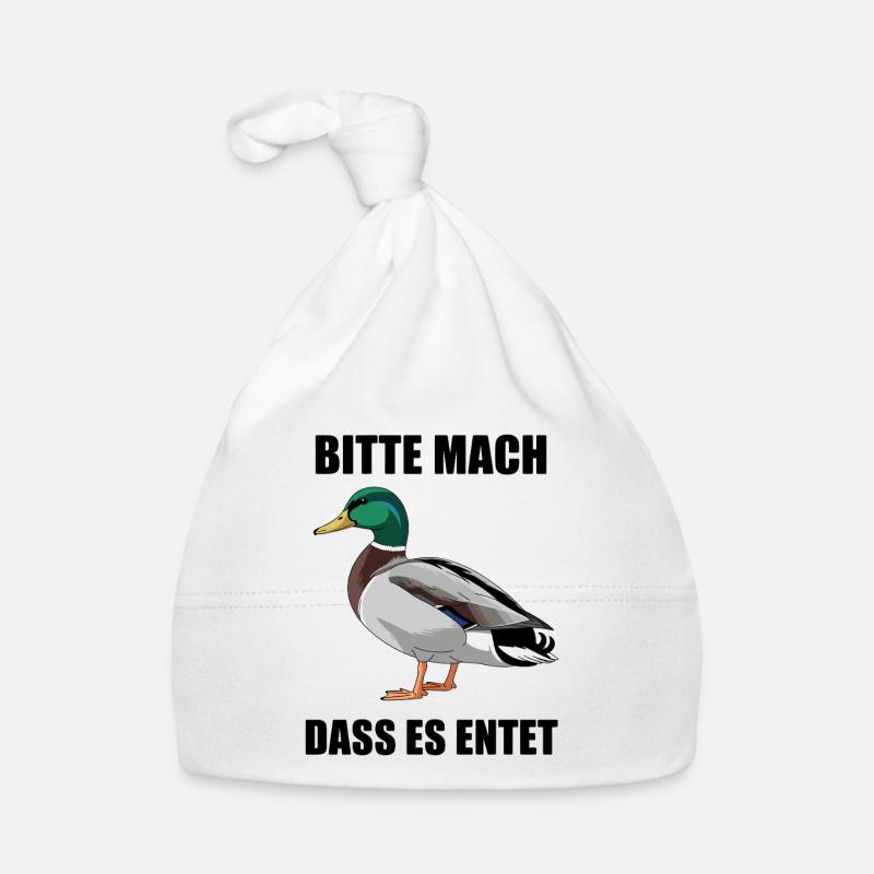Duck Please Make It Duck Saying Funny Ducks Organic Baby Cap