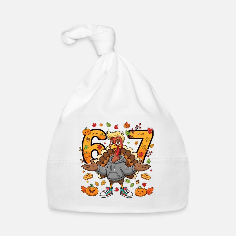 Herbst Türkei 57 Kapuzenpullover Grafik Baby Bio-Mütze