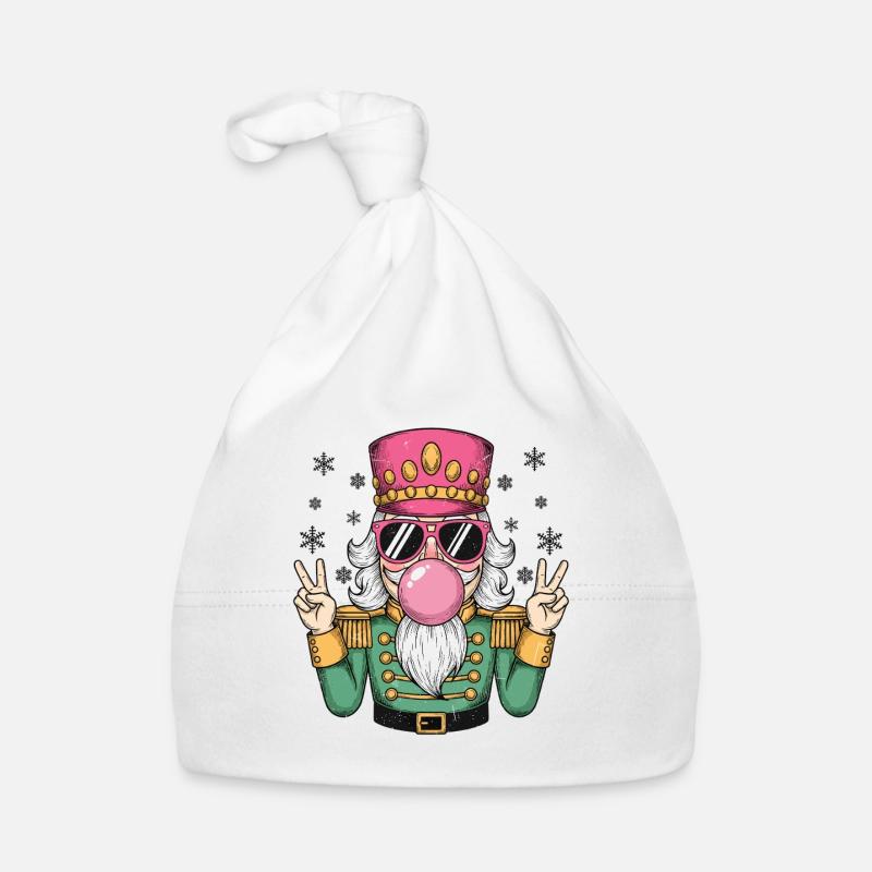Nutcracker blows chewing gum Organic Baby Cap