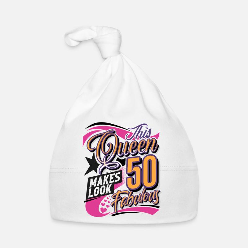 50. Geburtstag Queen Baby Bio-Mütze