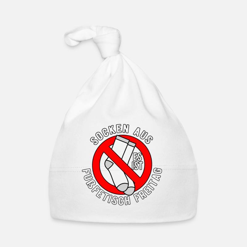 No socks allowed shield feet Organic Baby Cap