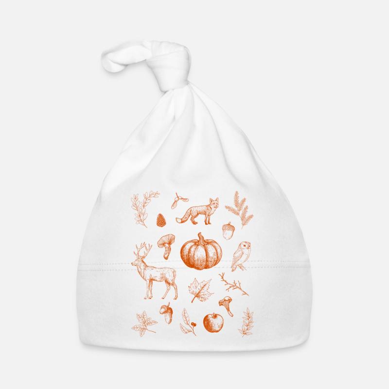 Cozy Fall Vibes Organic Baby Cap