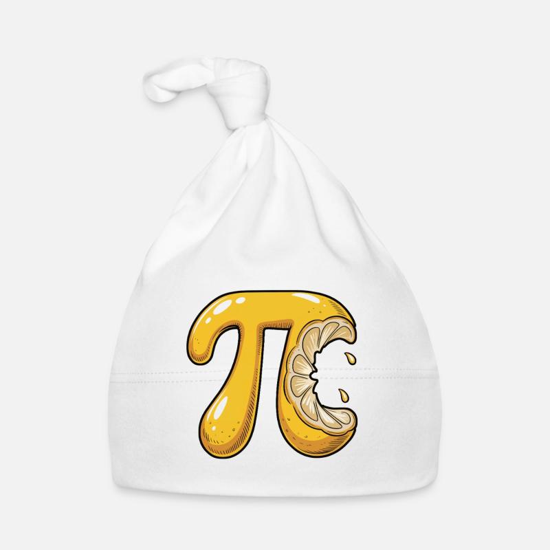 Zitrone Pi Mathe Baby Bio-Mütze