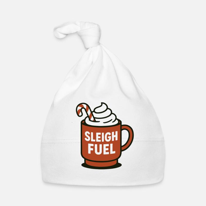 Sleigh Fuel Tasse à chocolat chaud Noël Fun Bonnet bio Bébé