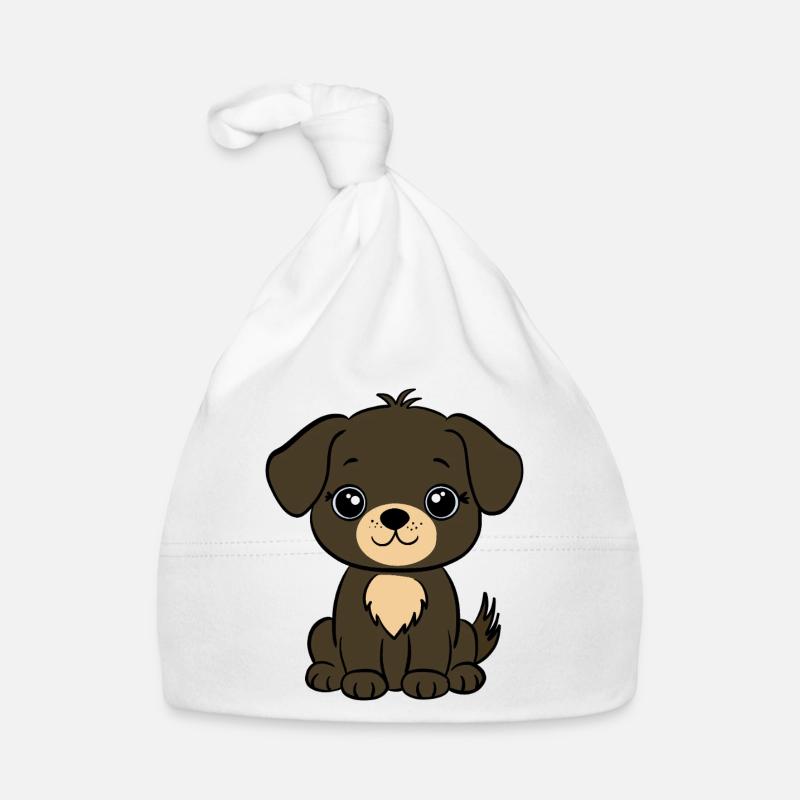 Chiot brun Bonnet bio Bébé