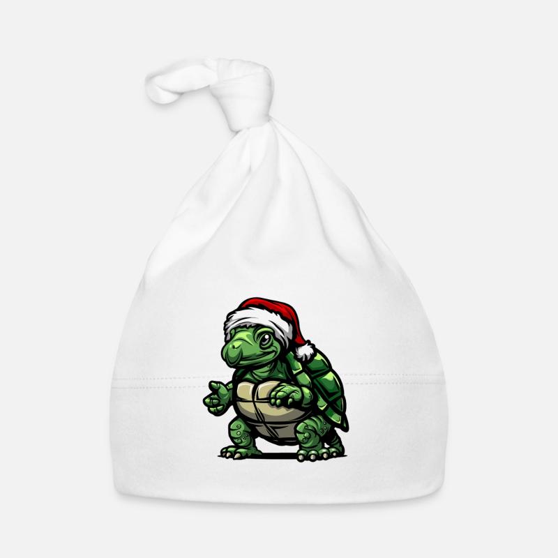 Noël tortue Bonnet bio Bébé