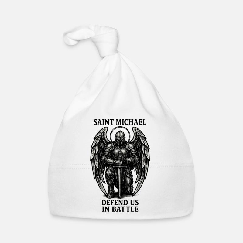 Saint Michel, Chevalier de la Lumière, Bonnet bio Bébé