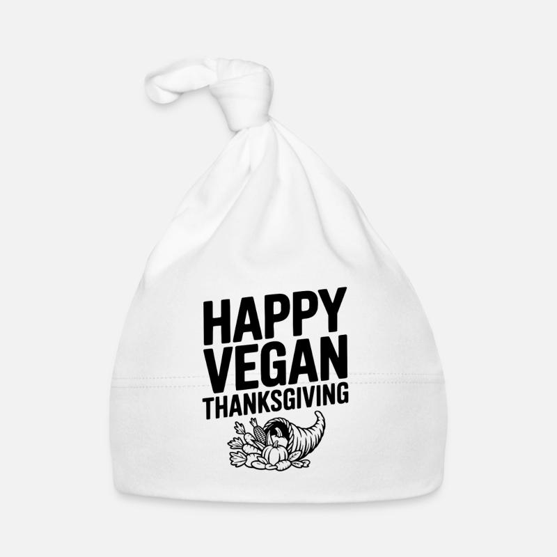 Joyeux Thanksgiving végétalien Bonnet bio Bébé