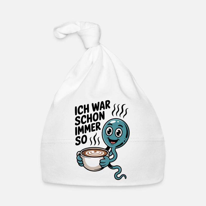 I've always been such a coffee lover Organic Baby Cap