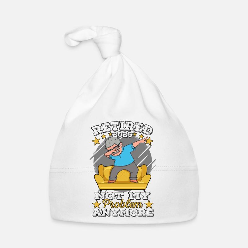 Retiree 2026 Pension Retirement Legend Retired Organic Baby Cap