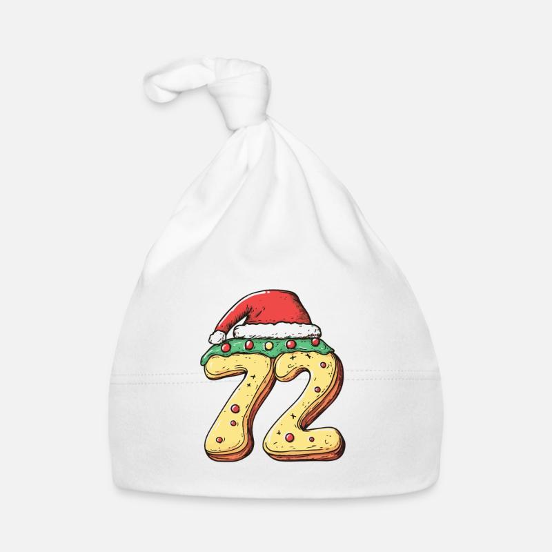 Biscuit de Noël à 72 chiffres Bonnet bio Bébé