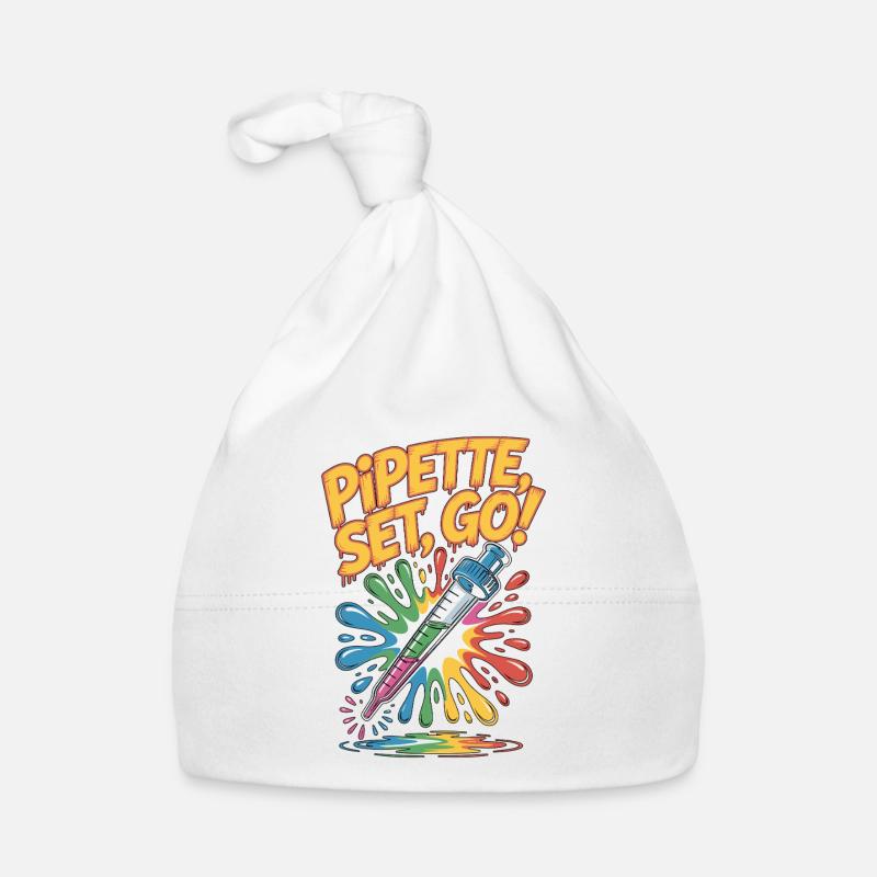 Technicien de laboratoire Pipette Set Go Technologue médical Bonnet bio Bébé