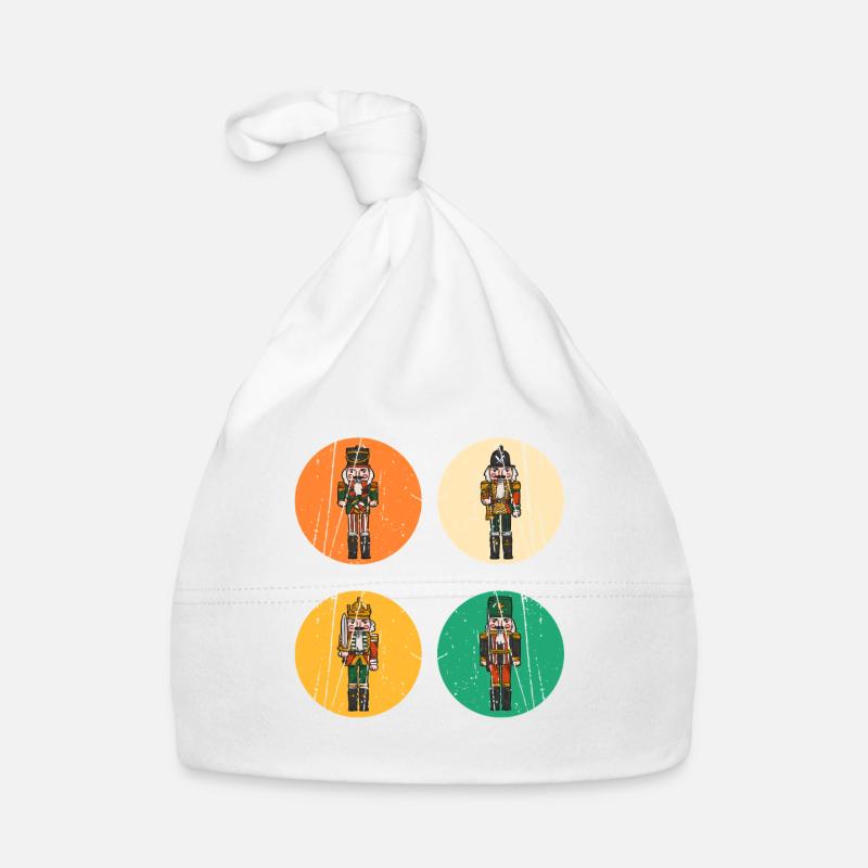 Weihnachtsmann Nussknacker Weihnachten Baby Bio-Mütze