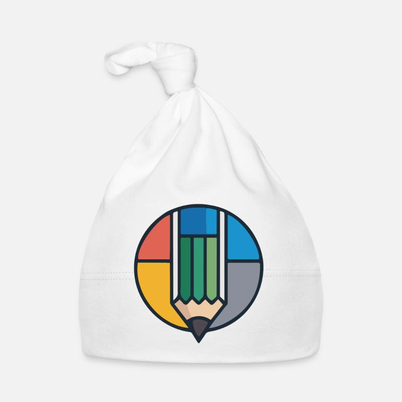 Icône du Crayon Roue des Couleurs Bonnet bio Bébé