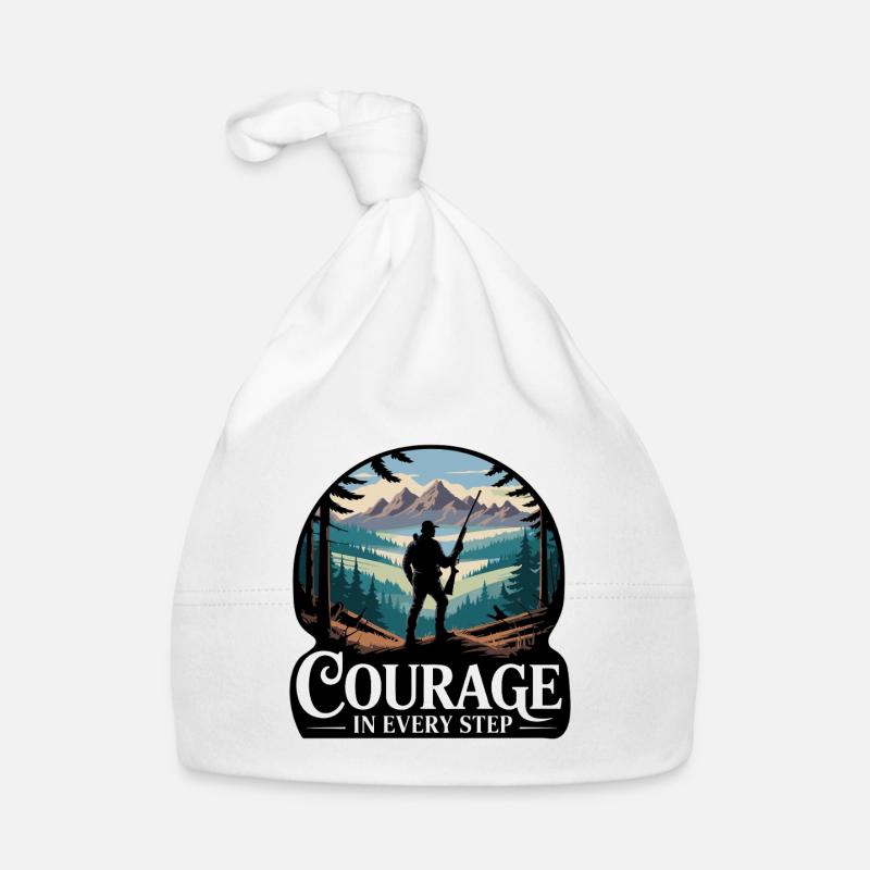 Le courage à chaque Step Mountain Scout Bonnet bio Bébé