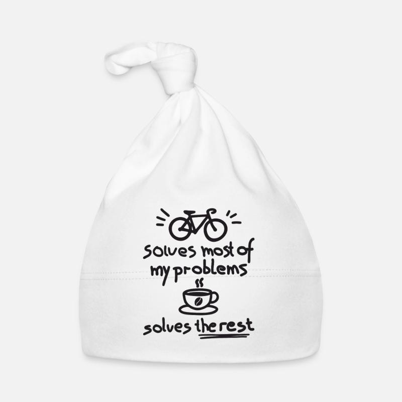 Cycling Solves Most Of My Problems Coffee The Rest Baby Bio-Mütze