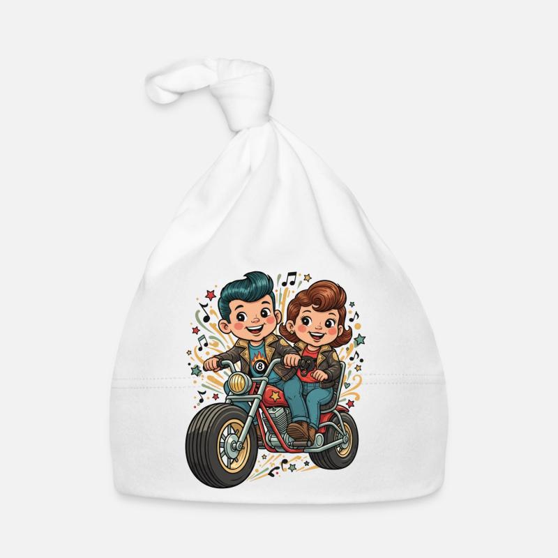 Comic Bike Duo Abenteuer Baby Bio-Mütze