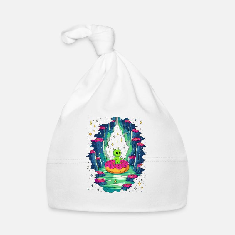 Alien Donut Höhle Baby Bio-Mütze