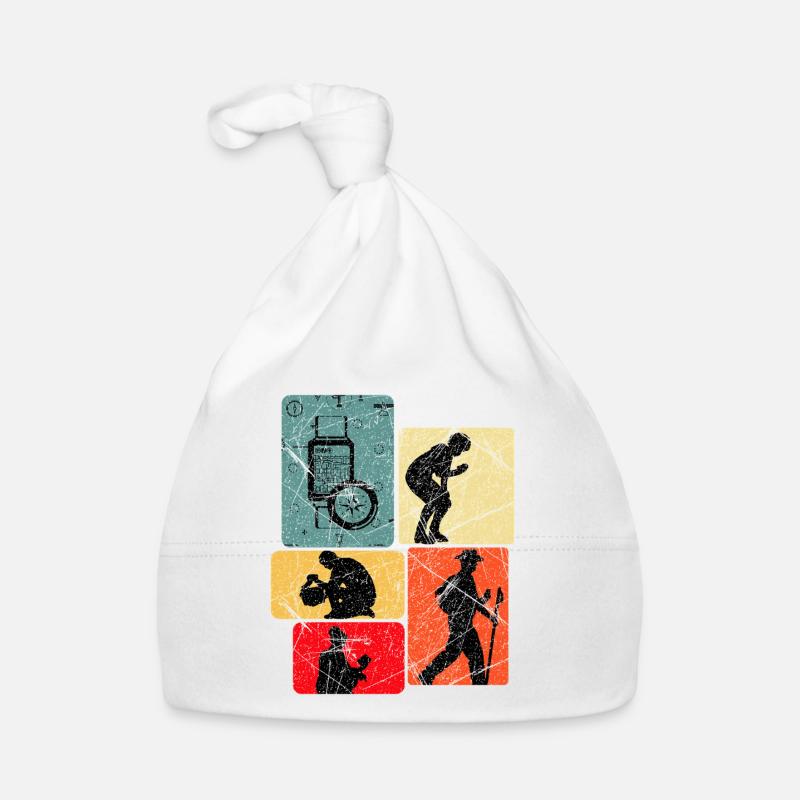 Entdeckerdesign: Expeditionen & Kompass Baby Bio-Mütze