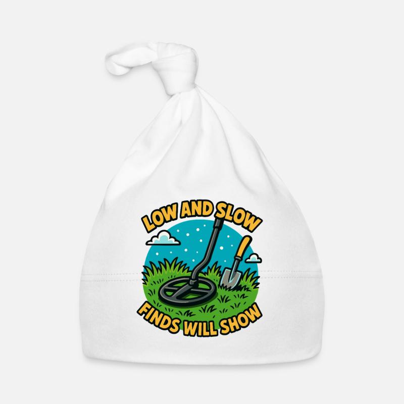 Niedrige und langsame Funde zeigen Metallerkennung Baby Bio-Mütze