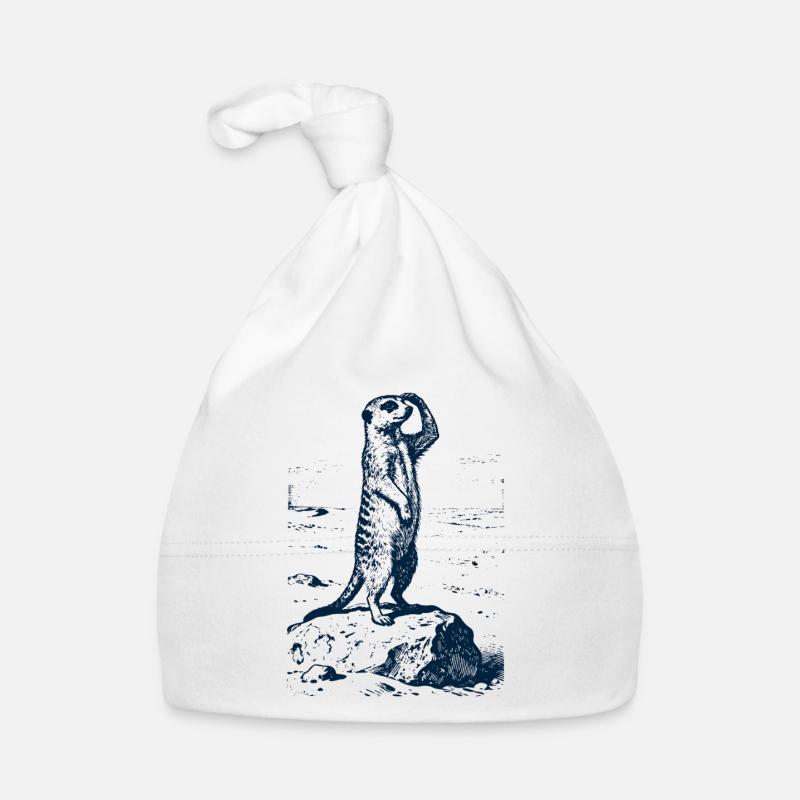 Meerkat Guard Organic Baby Cap