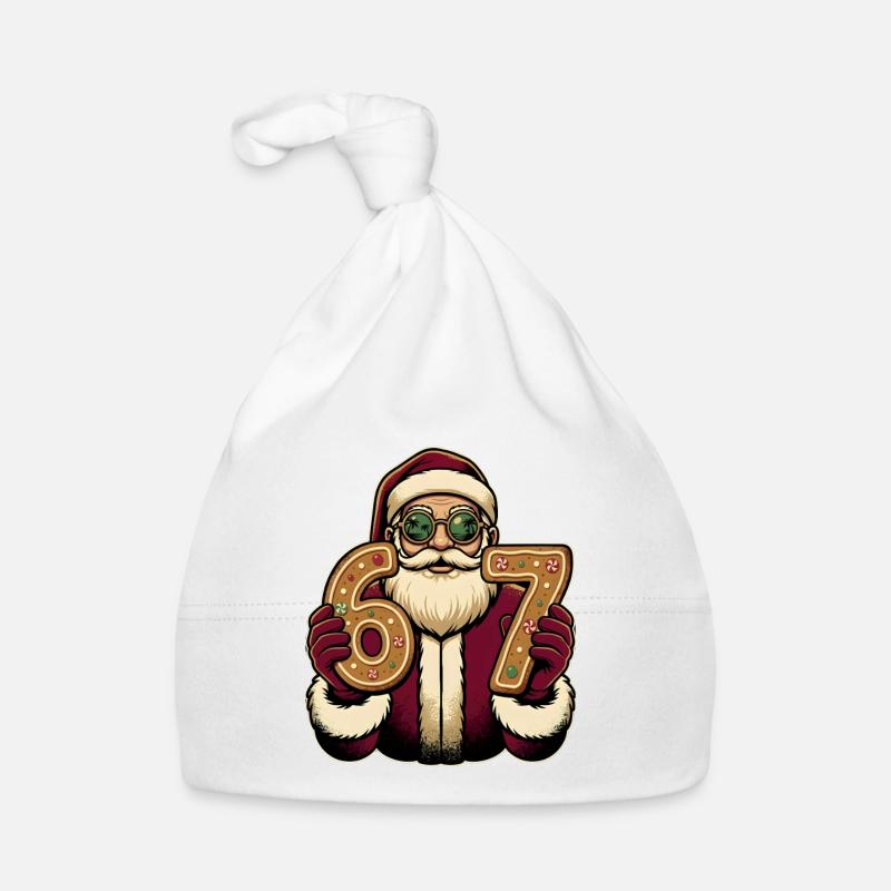 Santa's Sugar Counts 67 Organic Baby Cap