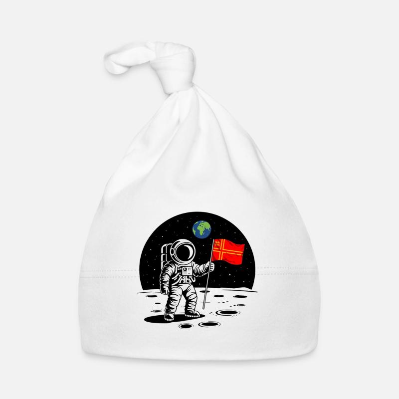 Norman Astronaut Normandy Pride Space Humor Organic Baby Cap