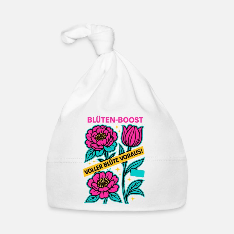 Impulsion de la Fleur, Puissance du Ressort, Fleur à Venir Bonnet bio Bébé