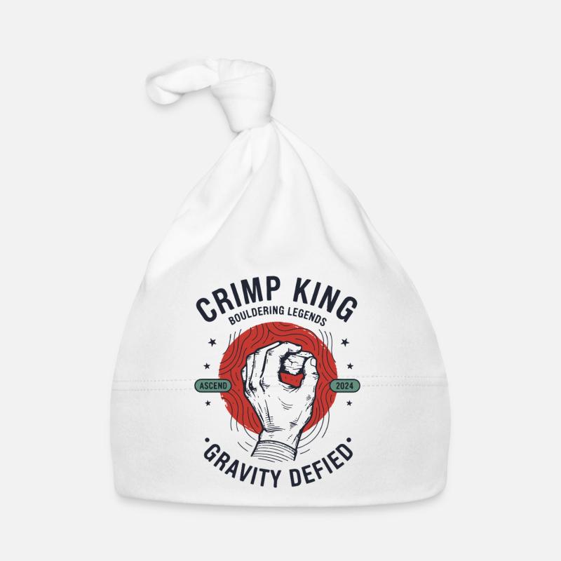 Crimp King Bouldering Legends Gravity Defied Organic Baby Cap