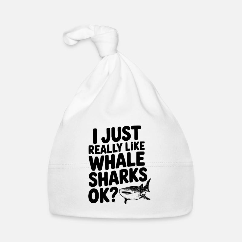 J’aime vraiment les requins-baleines, d’accord ? Bonnet bio Bébé